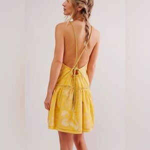 Free People 100% Cotton Deserted Island Mini Dress